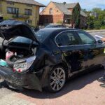 06.06.2022. Bieliny. Wypadek / Wiktor Taszłow / Radio Kielce