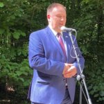 19.06.2022. Góry Wysokie. Uroczystości ku czci Polaków pomordowanych przez Niemców. Na zdjęciu: Marek Kwitek - poseł PiS / źródło: biuro poselskie posła Marka Kwitka