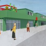 08.06.2022. Kielce. Targowisko miejskie. Wizualizacja / inż. arch. Michał Mirosławski