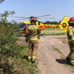 20.06.2022. Osiek. Wybuch gazu / Fot. PSP Staszów