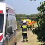 20.06.2022. Osiek. Wybuch gazu / Fot. PSP Staszów