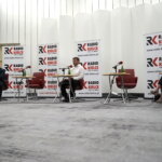 19.06.2022. Kielce. Studio Polityczne Radia Kielce. Na zdjęciu (od lewej): Jarosław Karyś - PiS, Michał Skotnicki - PSL, Bogusława Długosz - Nowa Lewica / Fot. Sebastian Kalwat - Radio Kielce