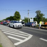 20.06.2022. Radlin. Zderzenie trzech samochodów / Fot. Piotr Kwaśniewski – Radio Kielce