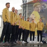 20.06.2022. Kielce. Wspólne świętowanie udanego sezonu Łomży Vive Kielce / Fot. Piotr Kwaśniewski - Radio Kielce