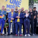 20.06.2022. Kielce. Wspólne świętowanie udanego sezonu Łomży Vive Kielce / Fot. Piotr Kwaśniewski - Radio Kielce