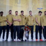 20.06.2022. Kielce. Wspólne świętowanie udanego sezonu Łomży Vive Kielce / Fot. Piotr Kwaśniewski - Radio Kielce