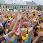 20.06.2022. Kielce. Wspólne świętowanie udanego sezonu Łomży Vive Kielce / Fot. Piotr Kwaśniewski - Radio Kielce