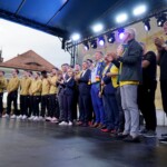 20.06.2022. Kielce. Wspólne świętowanie udanego sezonu Łomży Vive Kielce / Fot. Piotr Kwaśniewski - Radio Kielce