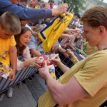 20.06.2022. Kielce. Wspólne świętowanie udanego sezonu Łomży Vive Kielce. Na zdjęciu: Tomasz Gębala / Fot. Piotr Kwaśniewski - Radio Kielce