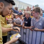 20.06.2022. Kielce. Wspólne świętowanie udanego sezonu Łomży Vive Kielce / Fot. Piotr Kwaśniewski - Radio Kielce