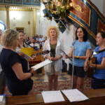 25.06.2022. Staszów. Wymarsz 202. pieszej pielgrzymki do Sanktuarium Maryjnego w Sulisławicach / Fot. ks. Grzegorz Słodkowski - Rzecznik Diecezji Sandomierskiej