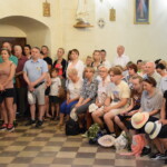 25.06.2022. Staszów. Wymarsz 202. pieszej pielgrzymki do Sanktuarium Maryjnego w Sulisławicach / Fot. ks. Grzegorz Słodkowski - Rzecznik Diecezji Sandomierskiej