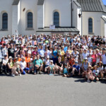 25.06.2022. Staszów. Wymarsz 202. pieszej pielgrzymki do Sanktuarium Maryjnego w Sulisławicach / Fot. ks. Grzegorz Słodkowski - Rzecznik Diecezji Sandomierskiej