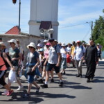 25.06.2022. Staszów. Wymarsz 202. pieszej pielgrzymki do Sanktuarium Maryjnego w Sulisławicach / Fot. ks. Grzegorz Słodkowski - Rzecznik Diecezji Sandomierskiej