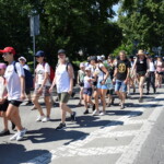 25.06.2022. Staszów. Wymarsz 202. pieszej pielgrzymki do Sanktuarium Maryjnego w Sulisławicach / Fot. ks. Grzegorz Słodkowski - Rzecznik Diecezji Sandomierskiej