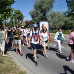 25.06.2022. Staszów. Wymarsz 202. pieszej pielgrzymki do Sanktuarium Maryjnego w Sulisławicach / Fot. ks. Grzegorz Słodkowski - Rzecznik Diecezji Sandomierskiej