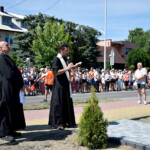 25.06.2022. Staszów. Wymarsz 202. pieszej pielgrzymki do Sanktuarium Maryjnego w Sulisławicach / Fot. ks. Grzegorz Słodkowski - Rzecznik Diecezji Sandomierskiej