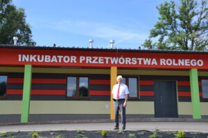 21.06.2022. Strzałków. Inkubator Przetwórstwa Rolnego. Na zdjęciu: Ryszard Zych - burmistrz Stopnicy / Fot. UMiG Stopnica