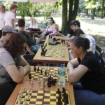 30.06.2022. Kielce. Park Miejski. Wakacyjna Szkoła Szachowa Radia Kielce / Fot. Jarosław Kubalski - Radio Kielce