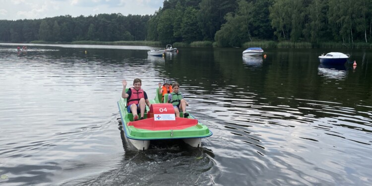 29.06.2022. Cedzyna. Letnie półkolonie nad zalewem