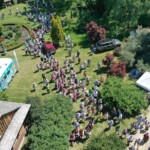 „Jawor – u źródeł kultury” 2022. Korowód festiwalowy w skansenie w Tokarni / Fot. Jarosław Kubalski - Radio Kielce