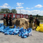 Pińczów. Ćwiczenia strażackie pod kryptonimem „Powódź 2022” / Fot. Marta Gajda-Kruk - Radio Kielce