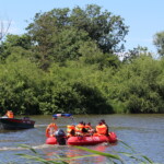 Pińczów. Ćwiczenia strażackie pod kryptonimem „Powódź 2022” / Fot. Marta Gajda-Kruk - Radio Kielce