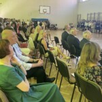 24.06.2022. Sandomierz. Uroczystość zakończenia roku szkolnego w II Liceum Ogólnokształcącym, podczas której podpisano akt o patronacie Politechniki Świętokrzyskiej dla tej szkoły