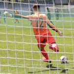 22.06.2022. Kielce. Mecz sparingowy: Korona Kielce - Radomiak Radom. Na zdjęciu: Jakub Ojrzyński / Fot Wiktor Taszłow / Radio Kielce