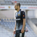 22.06.2022. Kielce. Mecz sparingowy: Korona Kielce - Radomiak Radom. Na zdjęciu: Bartosz Śpiączka / Fot Wiktor Taszłow / Radio Kielce