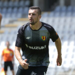 22.06.2022. Kielce. Mecz sparingowy: Korona Kielce - Radomiak Radom. Na zdjęciu: Bartosz Śpiączka / Fot Wiktor Taszłow / Radio Kielce