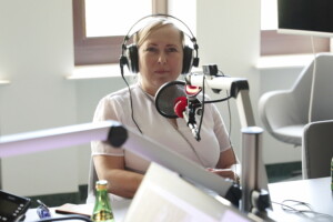 24.06.2022. Sportowa Debata Radia Kielce. Na zdjęciu: Anna Kibortt - wiceprzewodnicząca rady miasta / Fot. Wiktor Taszłow - Radio Kielce