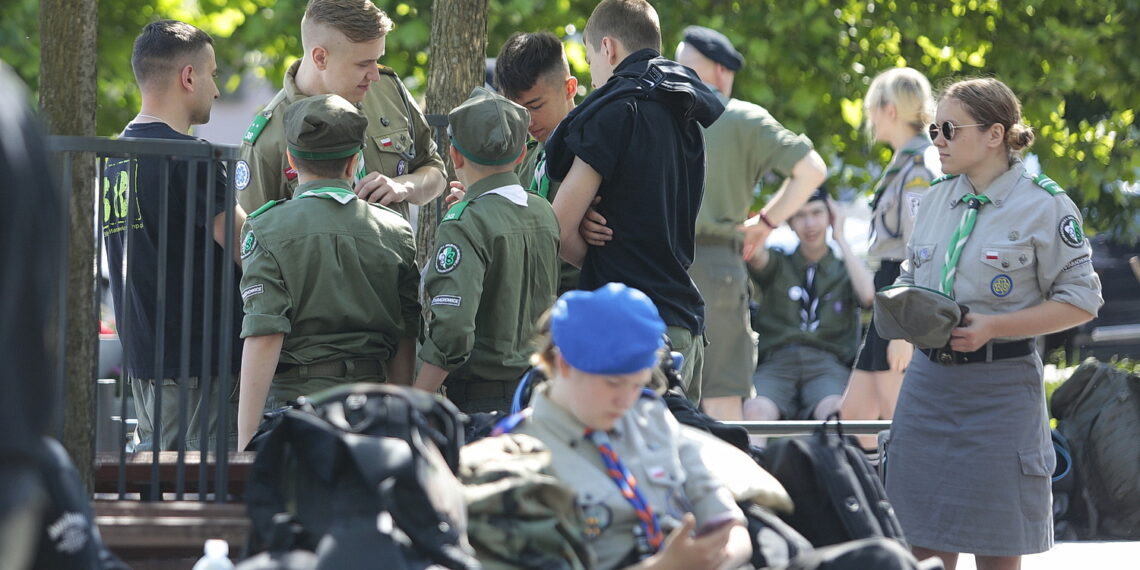 05.06.2022. Bodzentyn. 64. Harcerski Rajd Świętokrzyski / Fot. Wiktor Taszłow / Radio Kielce