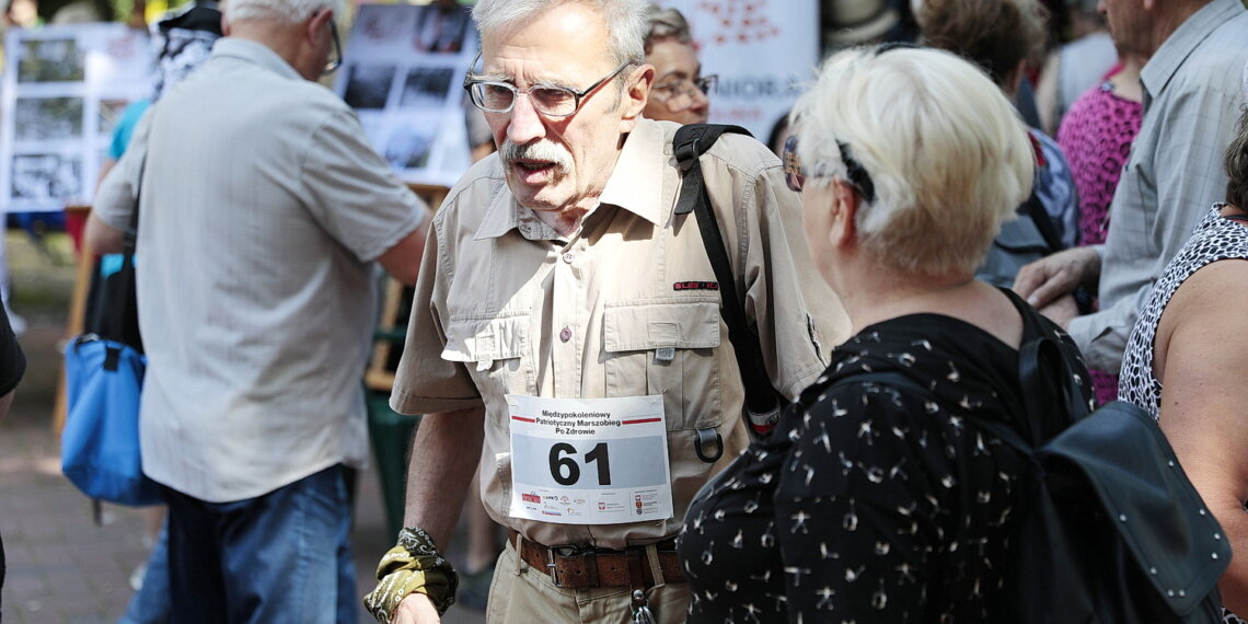 18.06.2022. Kielce. Pierwszy Międzypokoleniowy Patriotyczny Marszobieg po Zdrowie / Fot. Wiktor Taszłow - Radio Kielce