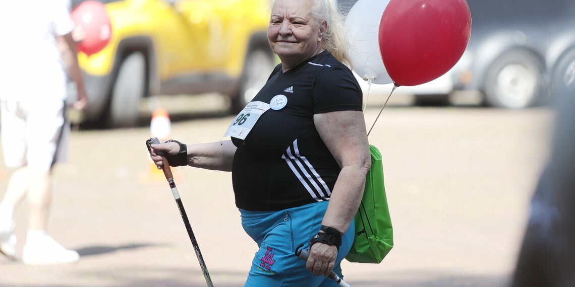 18.06.2022. Kielce. Pierwszy Międzypokoleniowy Patriotyczny Marszobieg po Zdrowie / Fot. Wiktor Taszłow - Radio Kielce