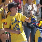 18.06.2022. Kielce. Kielczanie kibicowali Łomży Vive Kielce na Rynku / Fot. Wiktor Taszłow - Radio Kielce