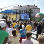 18.06.2022. Kielce. Kielczanie kibicowali Łomży Vive Kielce na Rynku / Fot. Wiktor Taszłow - Radio Kielce