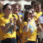 18.06.2022. Kielce. Kielczanie kibicowali Łomży Vive Kielce na Rynku / Fot. Wiktor Taszłow - Radio Kielce