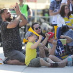 18.06.2022. Kielce. Kielczanie kibicowali Łomży Vive Kielce na Rynku / Fot. Wiktor Taszłow - Radio Kielce