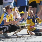 18.06.2022. Kielce. Kielczanie kibicowali Łomży Vive Kielce na Rynku / Fot. Wiktor Taszłow - Radio Kielce