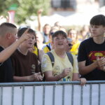 18.06.2022. Kielce. Kielczanie kibicowali Łomży Vive Kielce na Rynku / Fot. Wiktor Taszłow - Radio Kielce