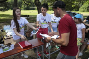 19.06.2022. Kielce. Kielce. Gra miejska „Przygoda z Tatą” / Fot. Wiktor Taszłow - Radio Kielce