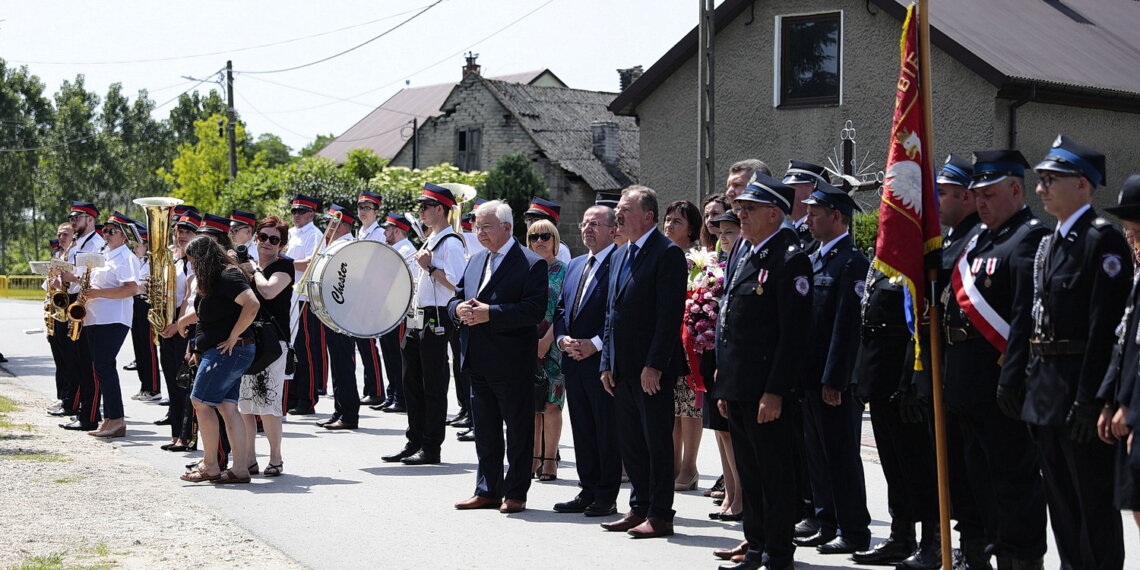 19.06.2022. Mokrsko Górrne. 100-lecie OSP / Fot. Wiktor Taszłow - Radio Kielce