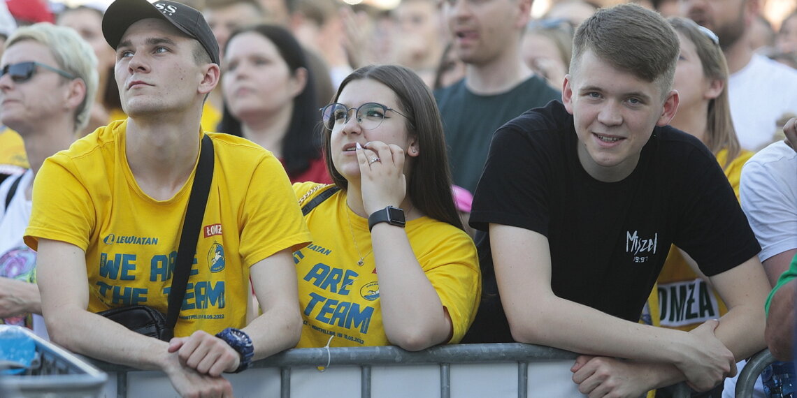 19.06.2022. Kielczanie kibicowali Łomży Vive Kielce w finałowym meczu LM