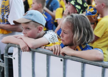 19.06.2022. Kielczanie kibicowali Łomży Vive Kielce w finałowym meczu LM