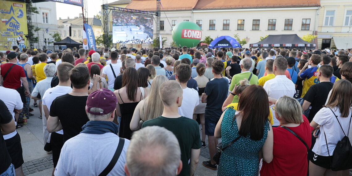 19.06.2022. Kielczanie kibicowali Łomży Vive Kielce w finałowym meczu LM