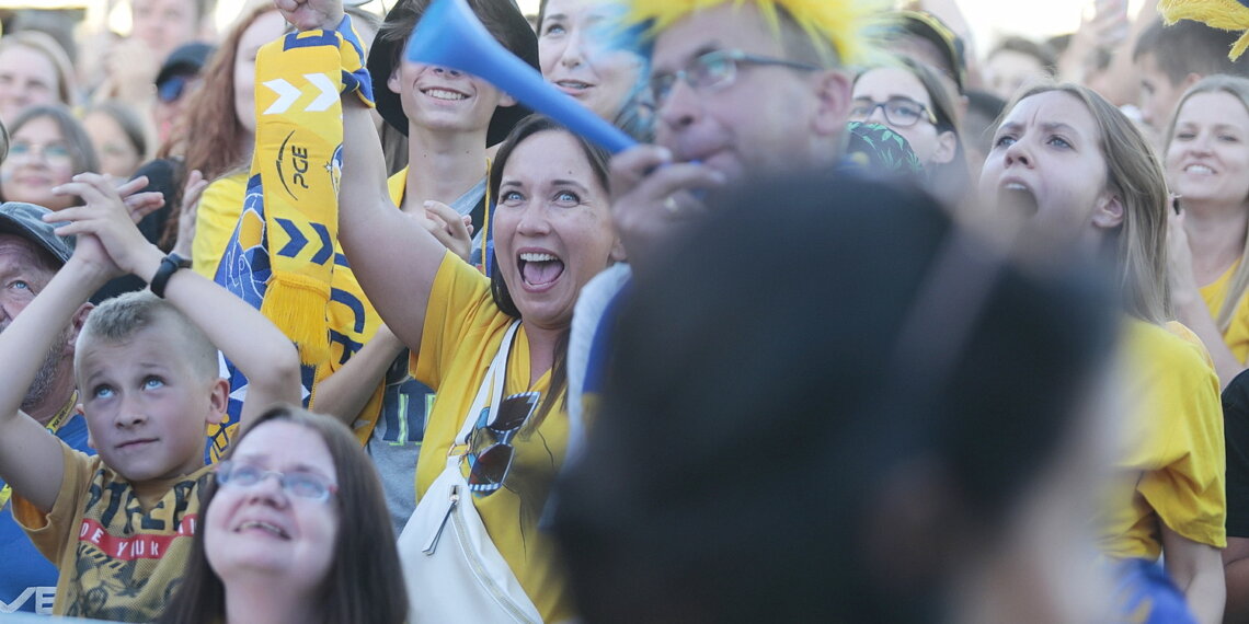 19.06.2022. Kielczanie kibicowali Łomży Vive Kielce w finałowym meczu LM