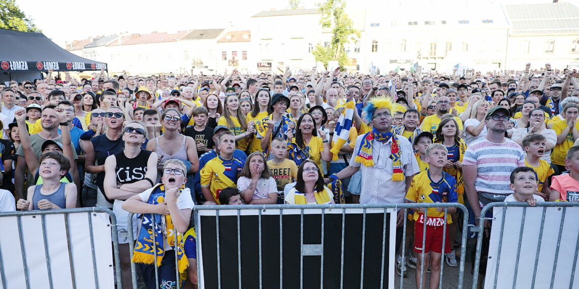 19.06.2022. Kielczanie kibicowali Łomży Vive Kielce w finałowym meczu LM