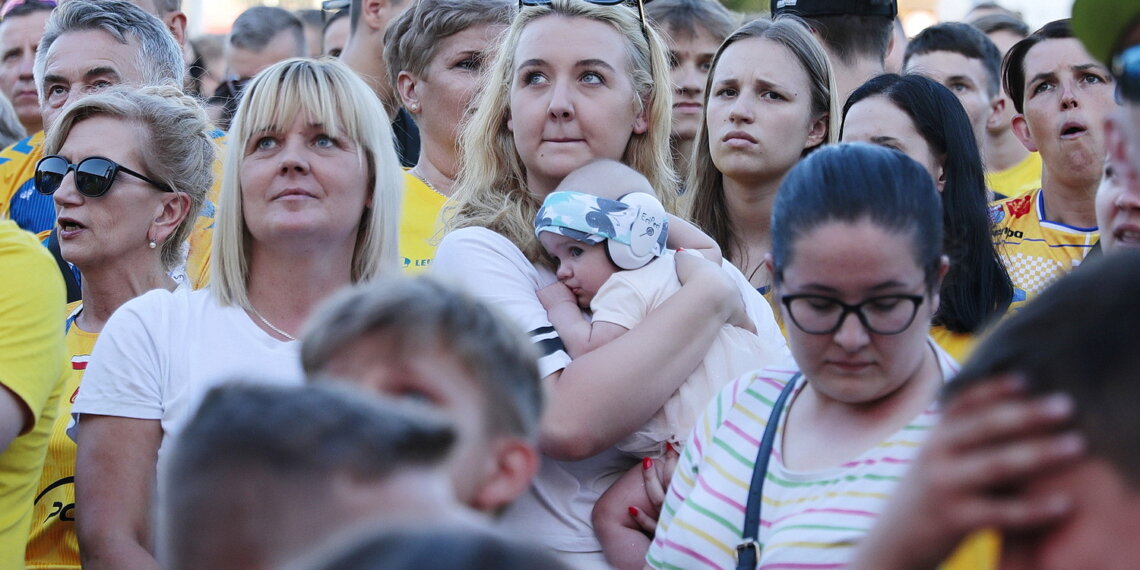 19.06.2022. Kielczanie kibicowali Łomży Vive Kielce w finałowym meczu LM