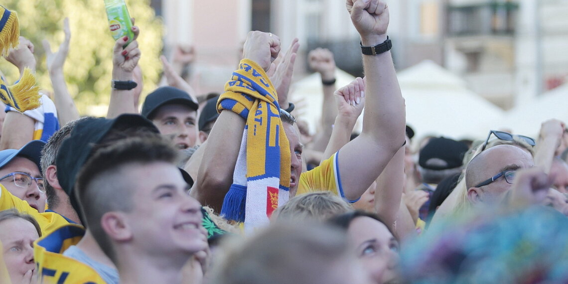 19.06.2022. Kielczanie kibicowali Łomży Vive Kielce w finałowym meczu LM